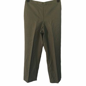 🆕 Alfred Dunner Classic Fit Pants • Olive • 10
